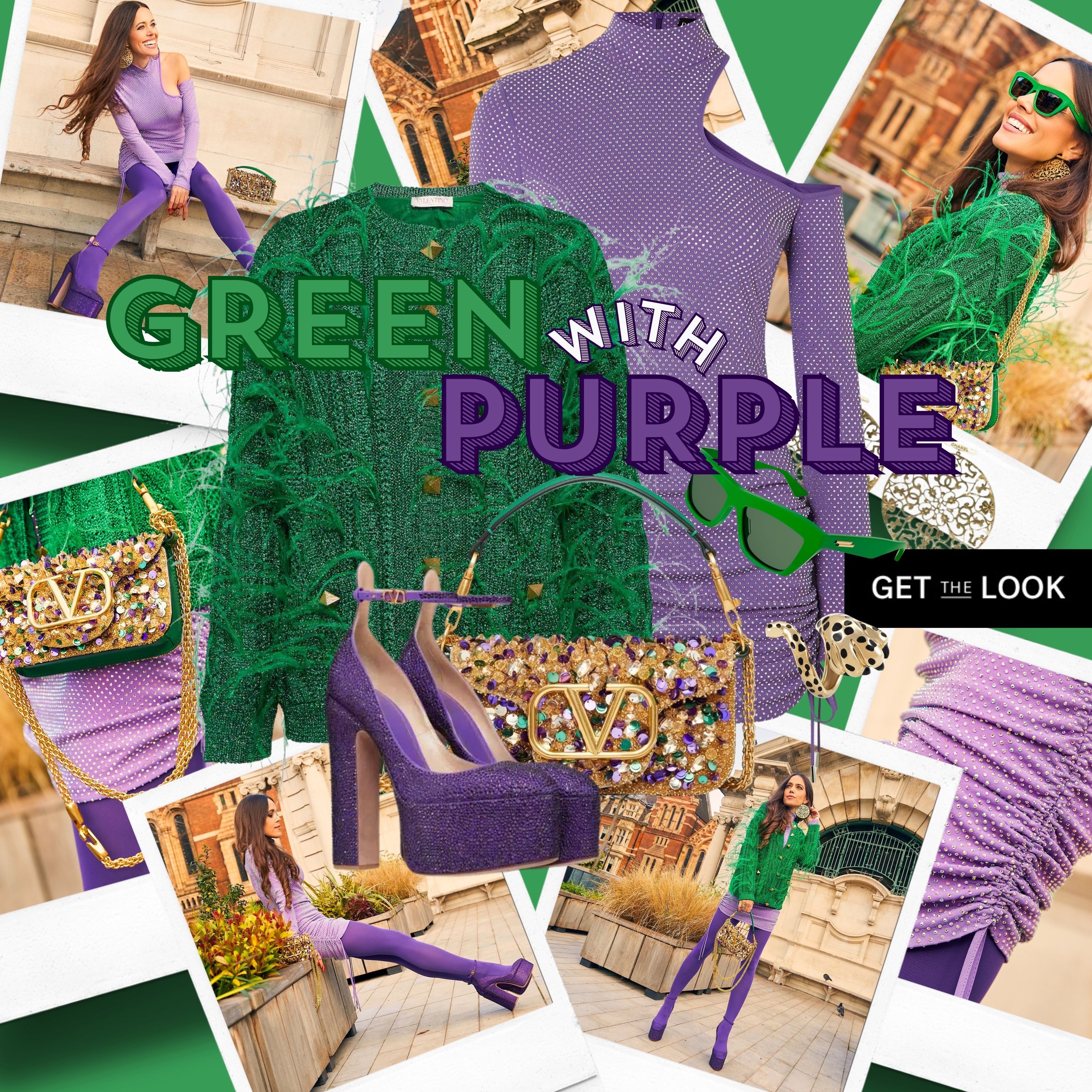 green emerald velvet dress Purple and Green Flora Dress with Keyhole Neckline (Blossom Burst Dres –  Ndoyaa Garments main image 1