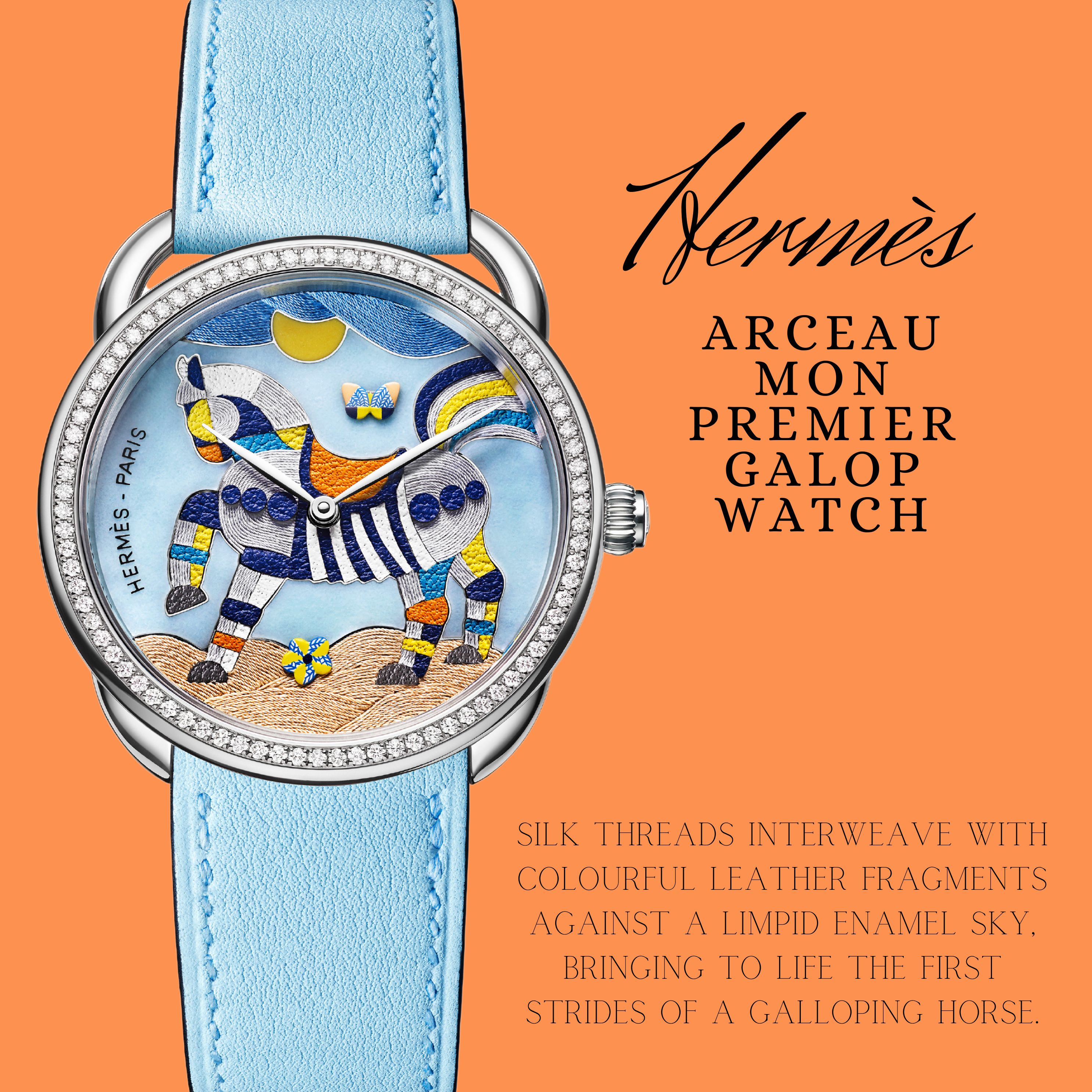 HERMÈS エルメス　MON PREMIER GALOP カレジェアン Introducing: The Hermès Arceau Mon Premier Galop