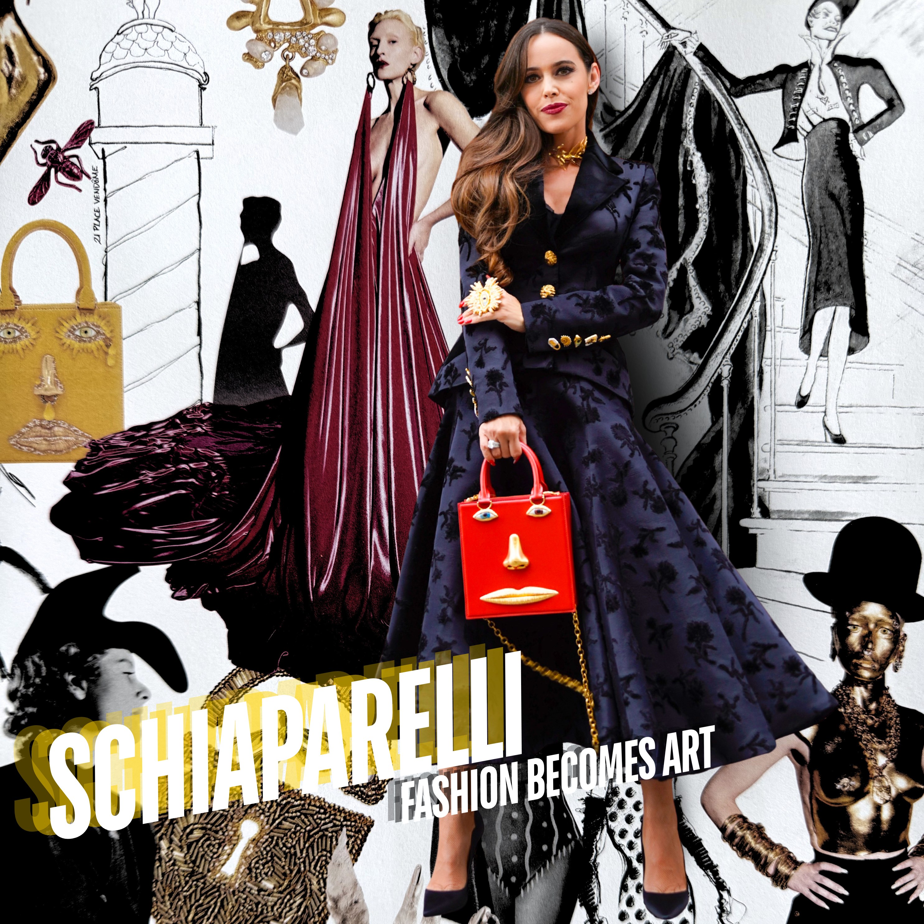 princess polly baby blue dress Schiaparelli SS25: A Celebration of Women in almost Casual Chic main image 1