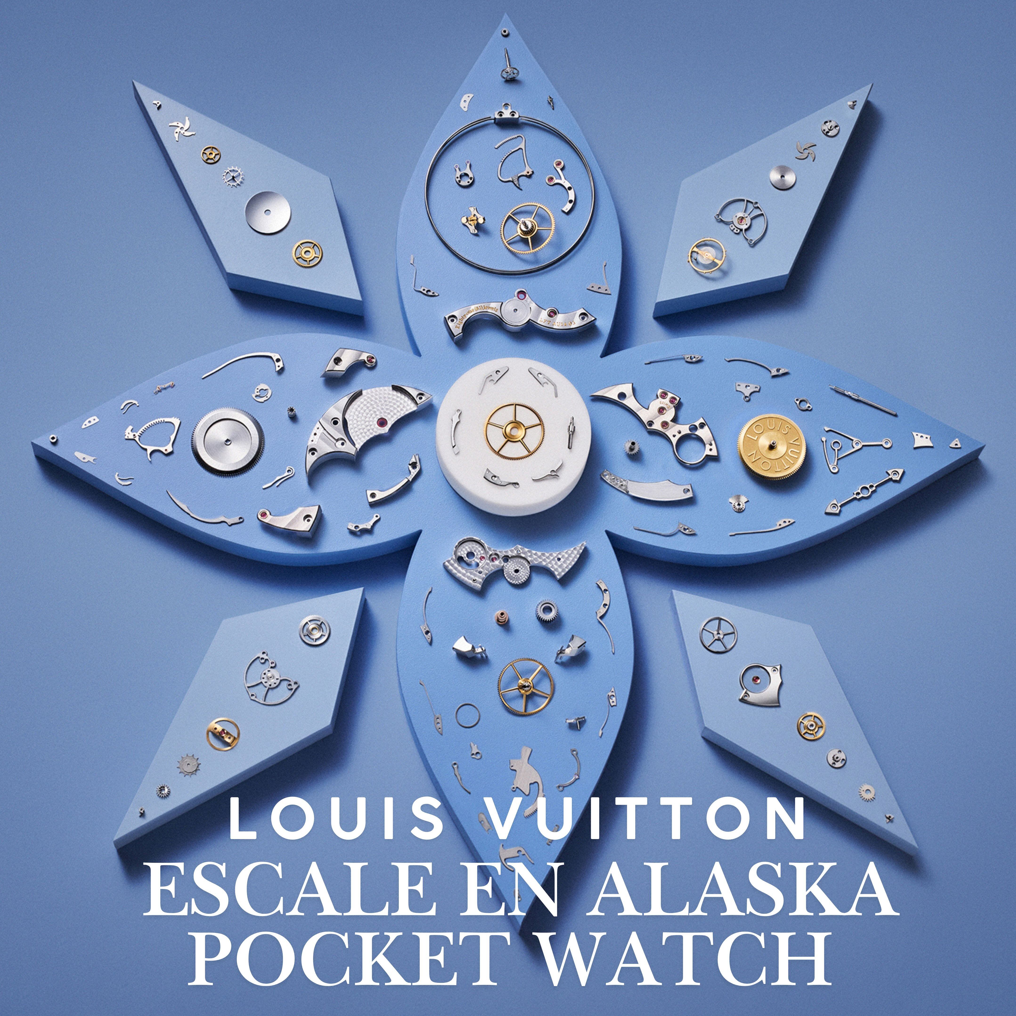 Louis Vuitton Escale en Alaska Pocket Watch | Sandra's Closet